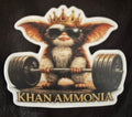 Khan Ammonia creature deadlifting sticker